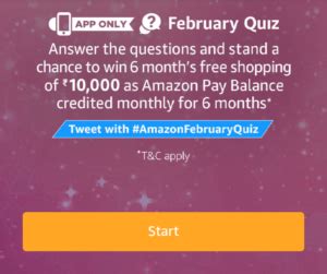 amazon february quiz answers today|amazon quiz winner today.